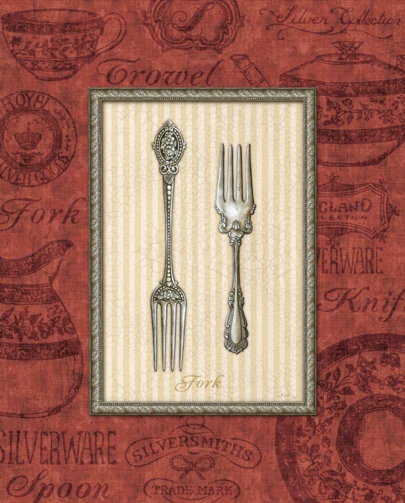Fork art print by Charlene Audrey for $57.95 CAD