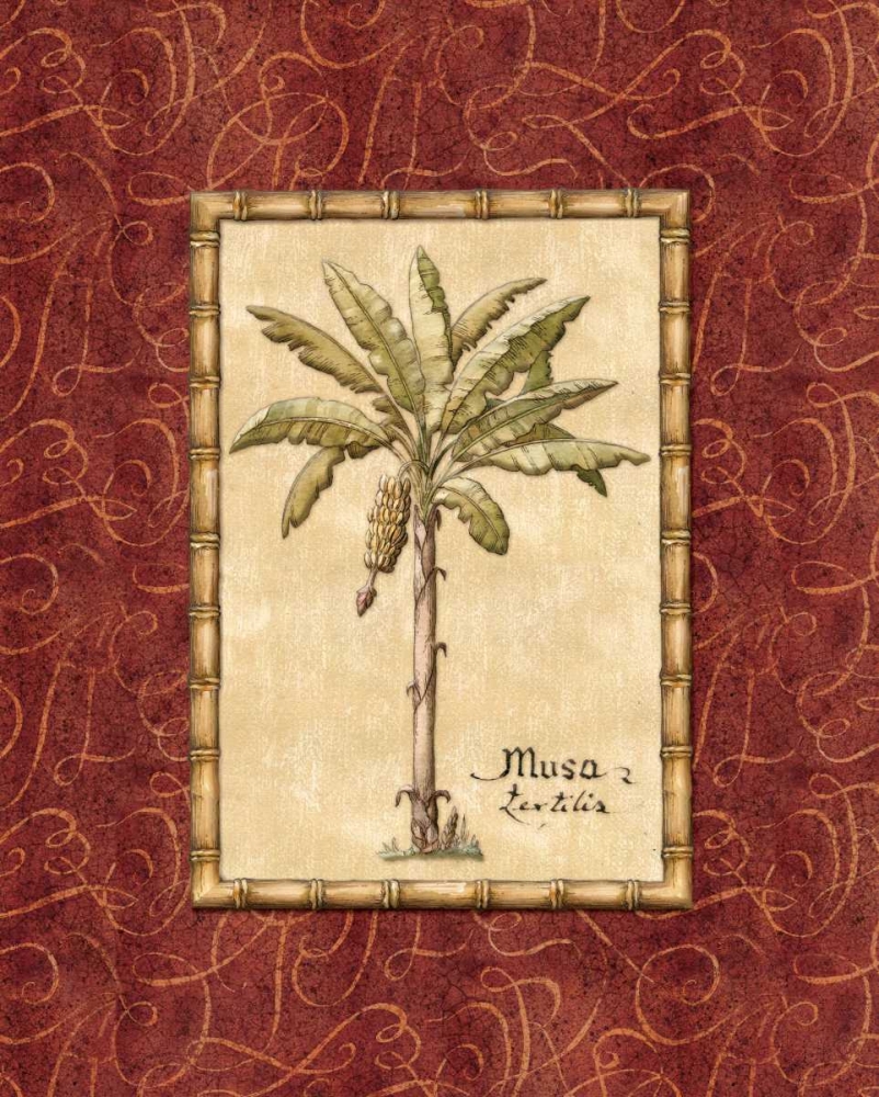 Red Passion Palm II art print by Charlene Audrey for $57.95 CAD