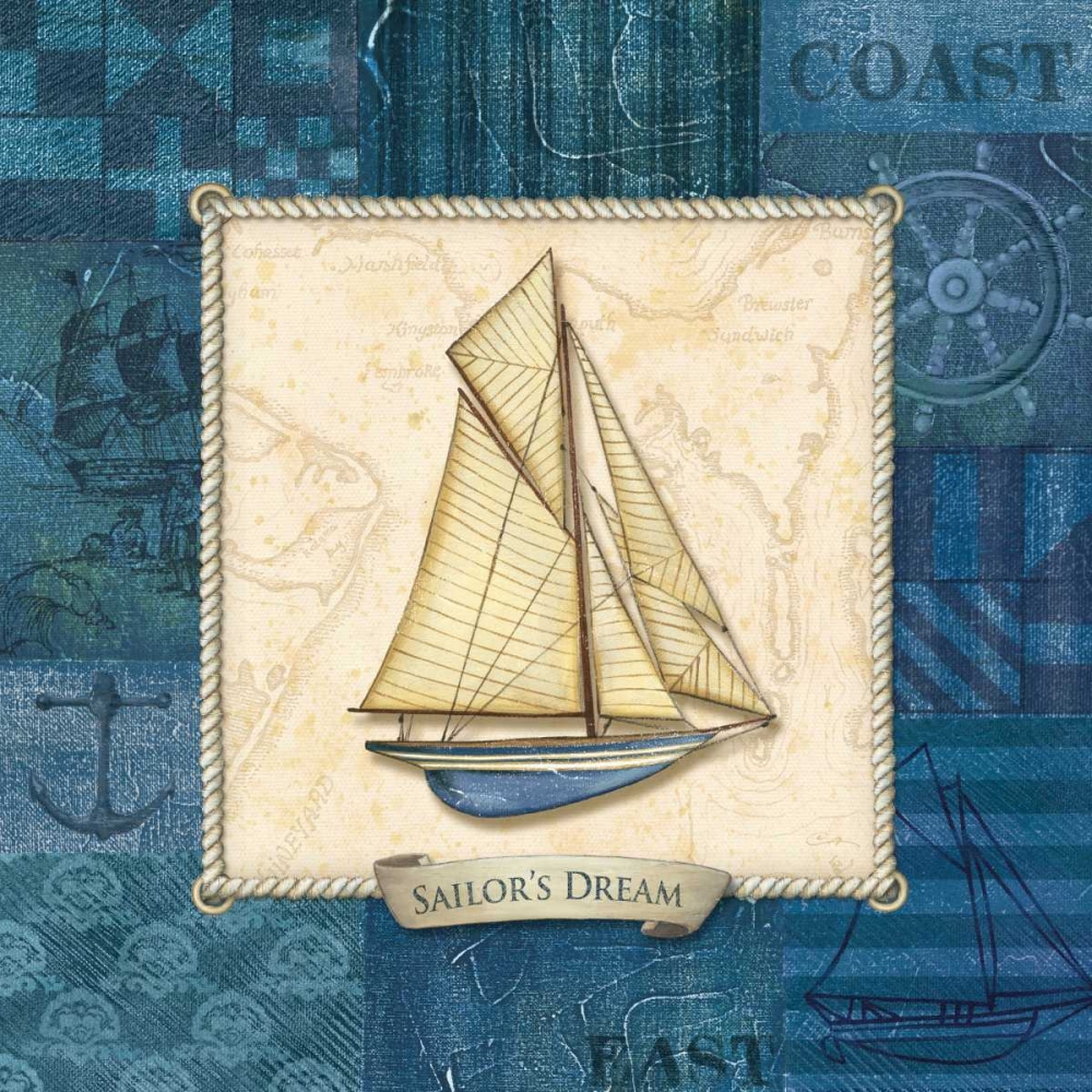 Sailing III art print by Charlene Audrey for $57.95 CAD