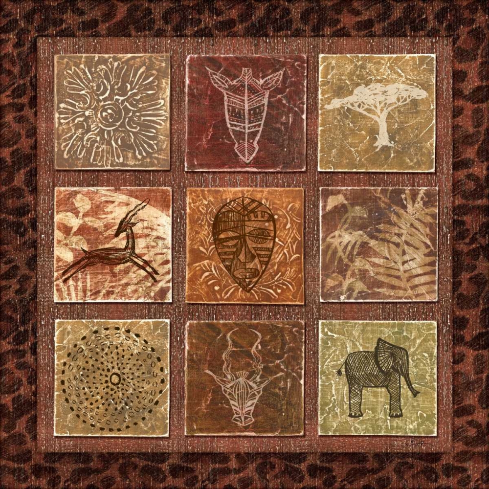 Tribal Collage II art print by Charlene Audrey for $57.95 CAD
