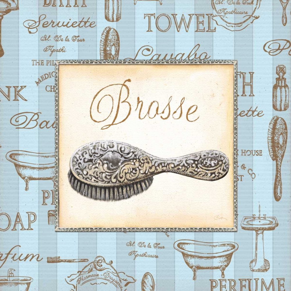 Bleu Beaute Feminine II art print by Charlene Audrey for $57.95 CAD