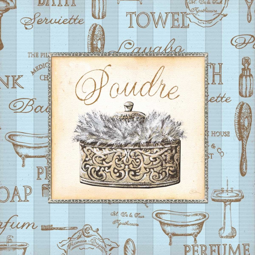 Bleu Beaute Feminine IV art print by Charlene Audrey for $57.95 CAD