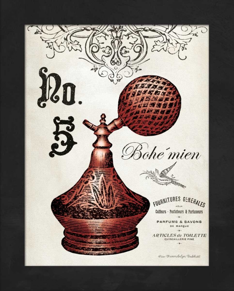 French Perfume 5 art print by Gwendolyn Babbitt for $57.95 CAD