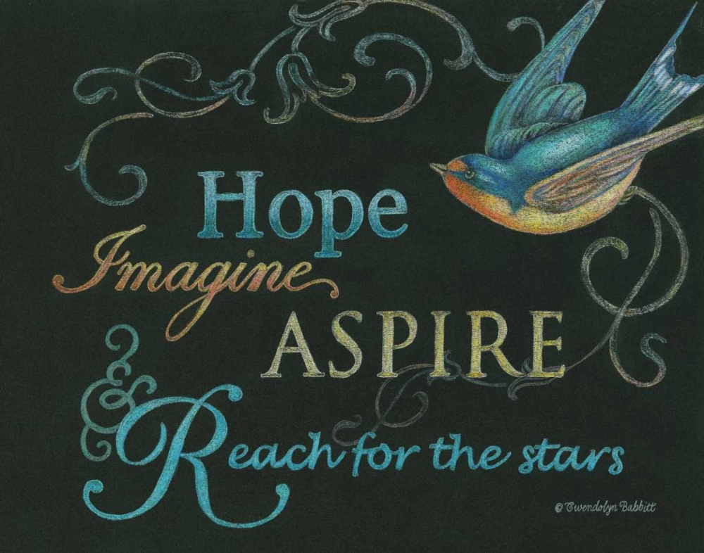 Hope and Bird art print by Gwendolyn Babbitt for $57.95 CAD