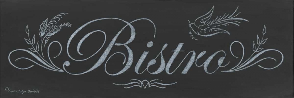 Bistro Chalkboard art print by Gwendolyn Babbitt for $57.95 CAD