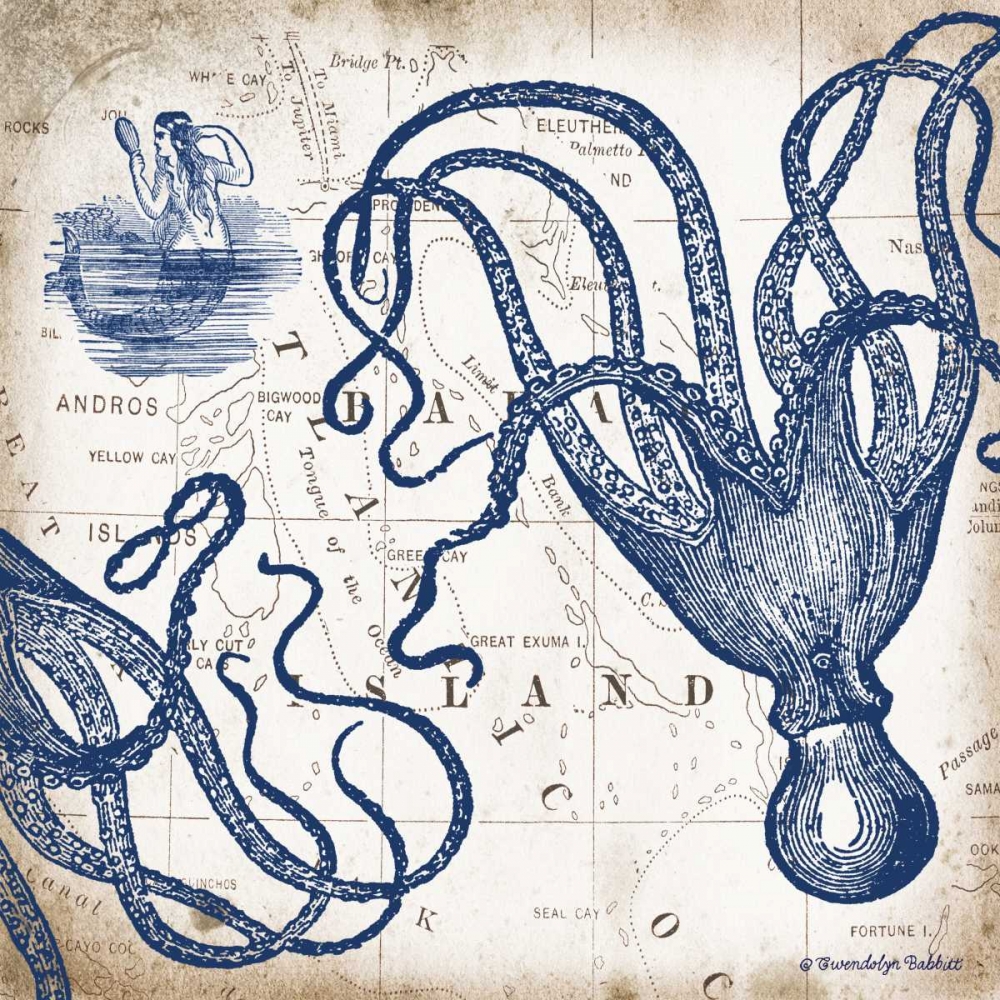 Octopi I art print by Gwendolyn Babbitt for $57.95 CAD