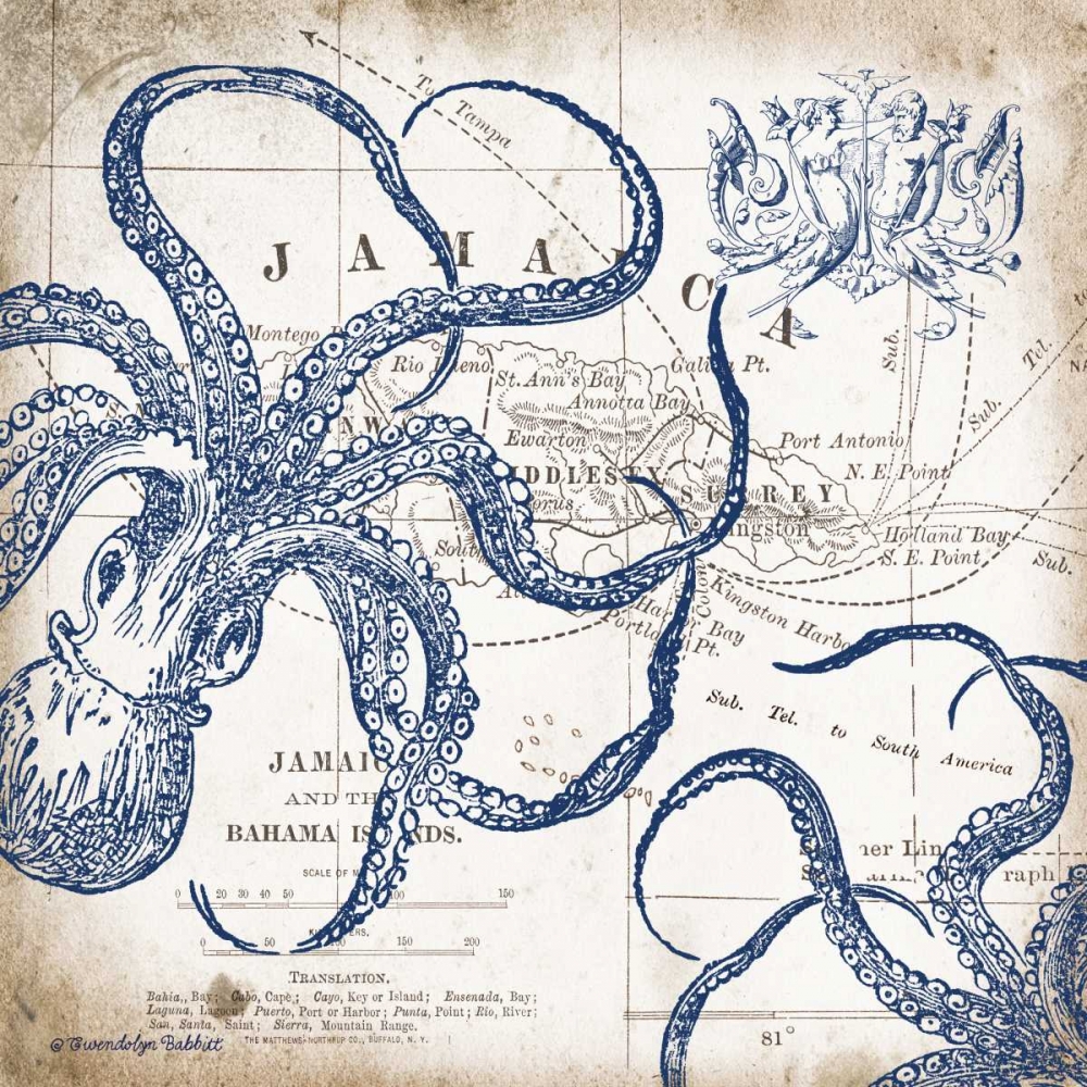 Octopi II art print by Gwendolyn Babbitt for $57.95 CAD