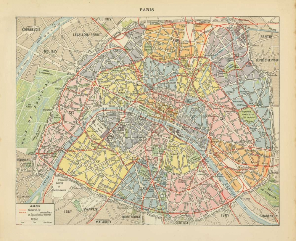 French Map I art print by Gwendolyn Babbitt for $57.95 CAD