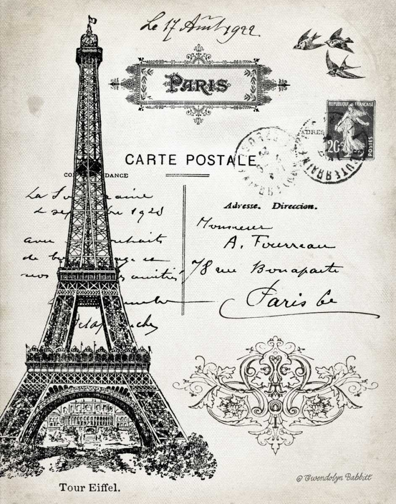 French Landmark I art print by Gwendolyn Babbitt for $57.95 CAD