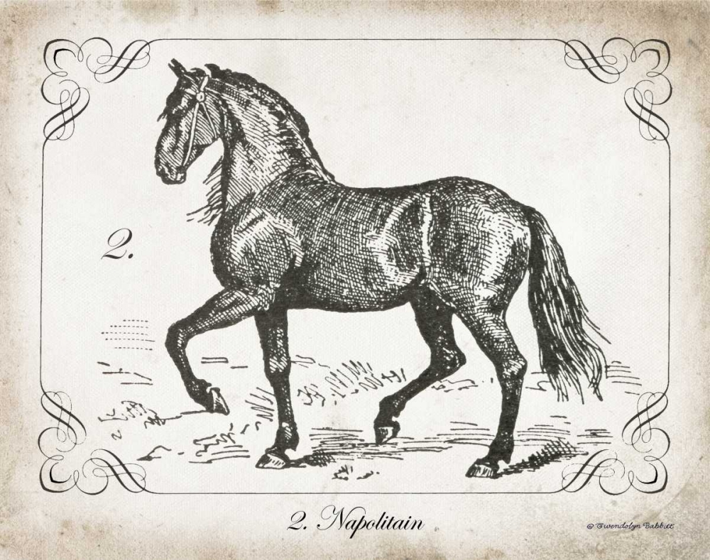 Farm Horse II art print by Gwendolyn Babbitt for $57.95 CAD