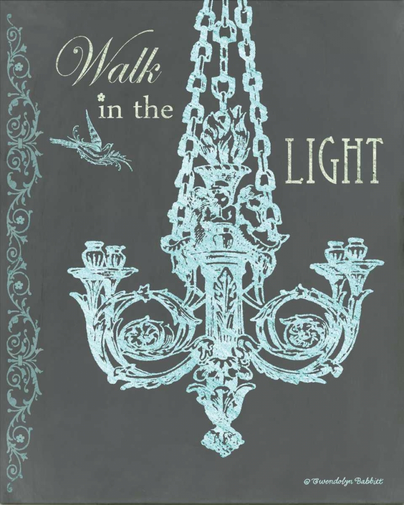 Chandelier Light I art print by Gwendolyn Babbitt for $57.95 CAD