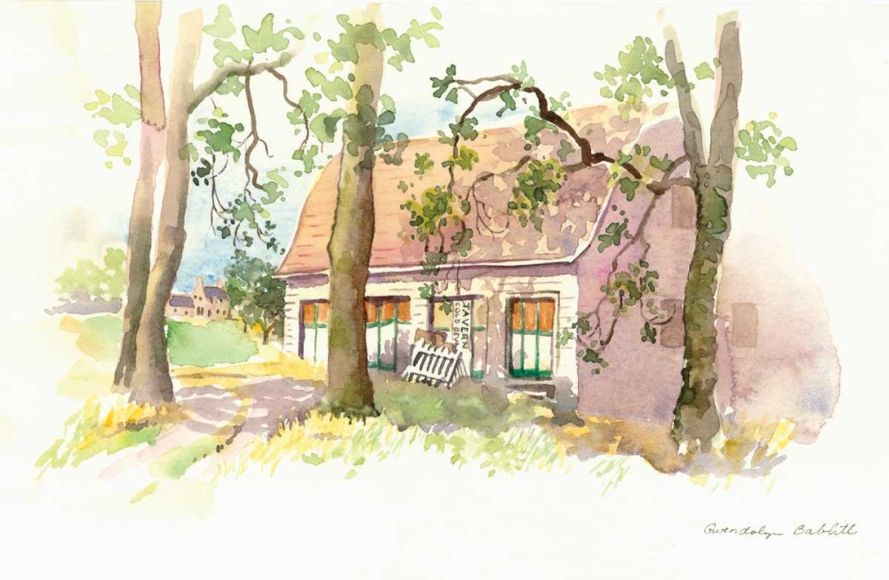 Janes Barn I art print by Gwendolyn Babbitt for $57.95 CAD