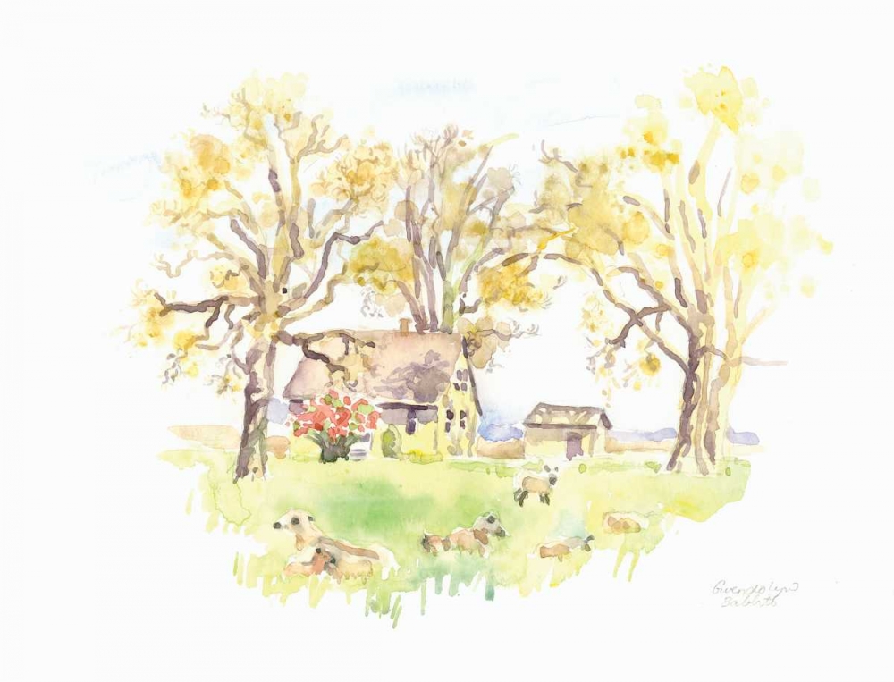 Janes Barn II art print by Gwendolyn Babbitt for $57.95 CAD