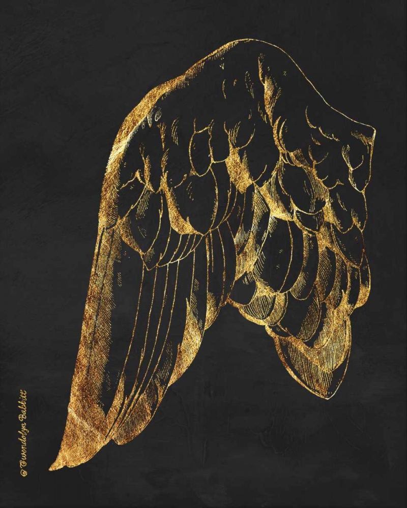 Gold Wing I art print by Gwendolyn Babbitt for $57.95 CAD