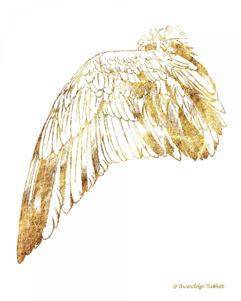 Gold Wing III art print by Gwendolyn Babbitt for $57.95 CAD
