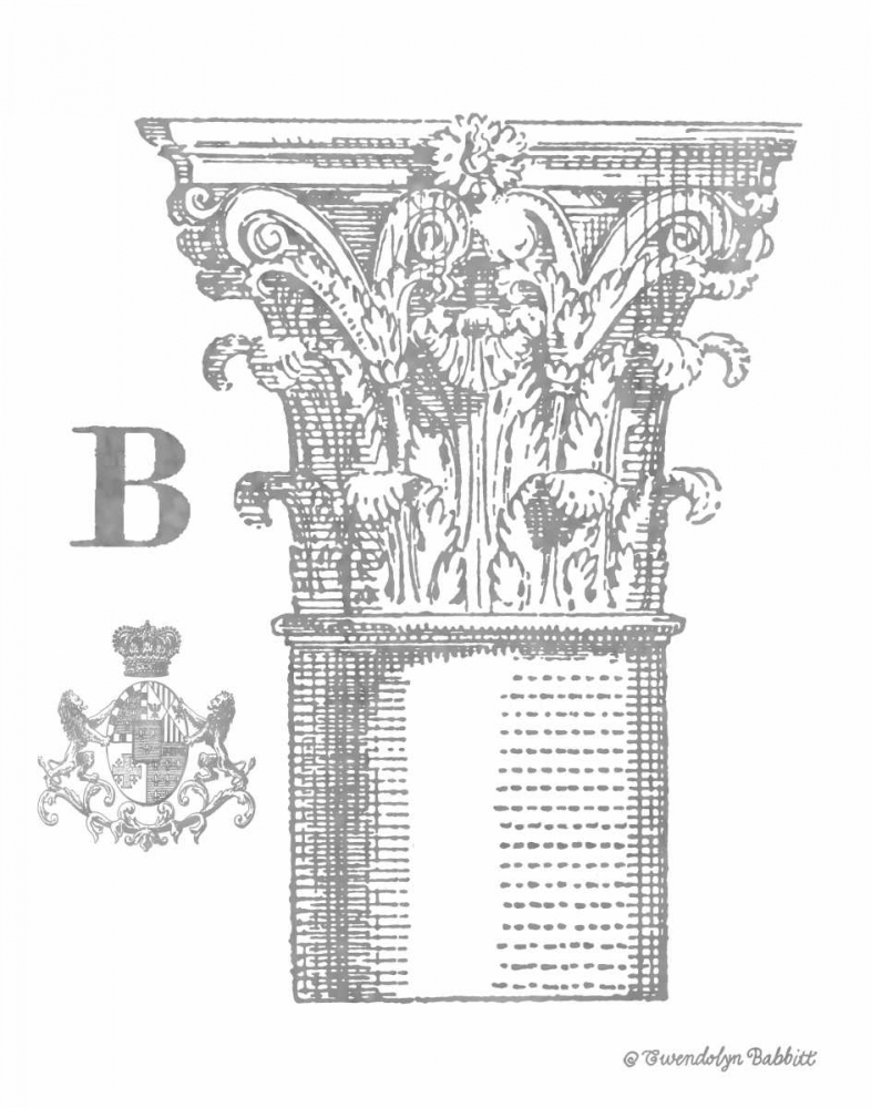 Gray Column B art print by Gwendolyn Babbitt for $57.95 CAD