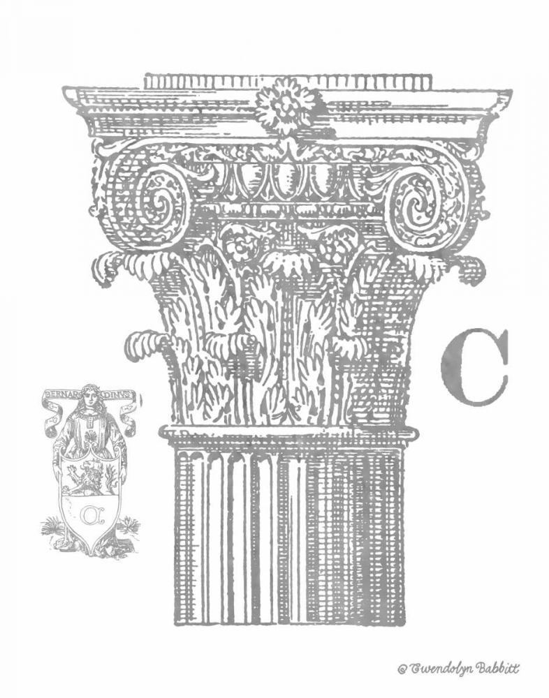 Gray Column C art print by Gwendolyn Babbitt for $57.95 CAD