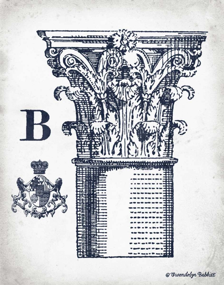 Indigo Column B art print by Gwendolyn Babbitt for $57.95 CAD
