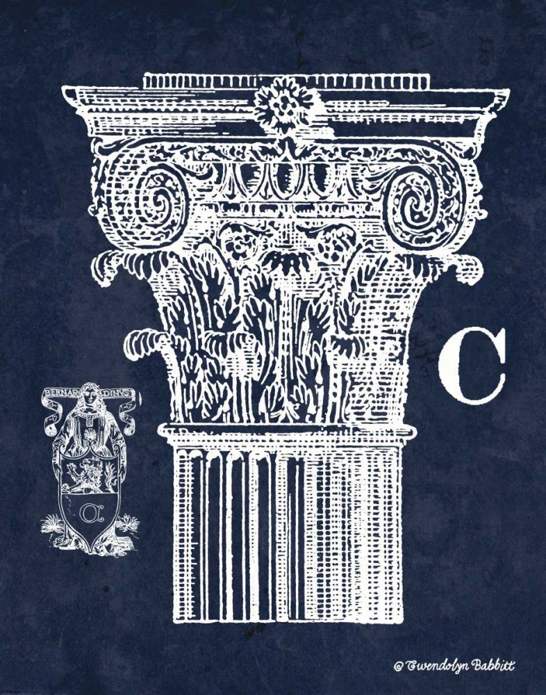 White Column C art print by Gwendolyn Babbitt for $57.95 CAD