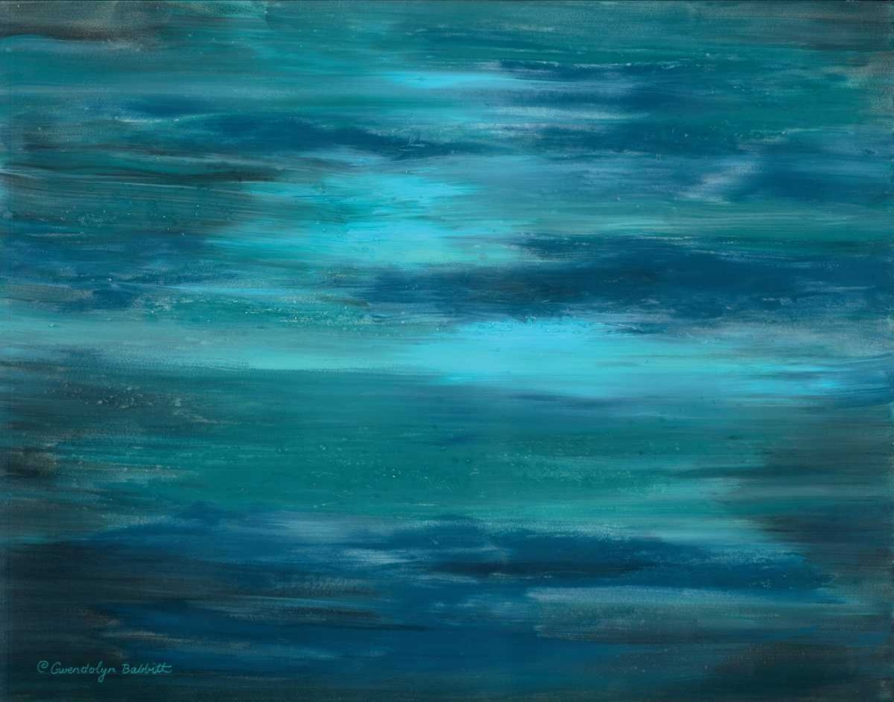 Ocean Colors I art print by Gwendolyn Babbitt for $57.95 CAD