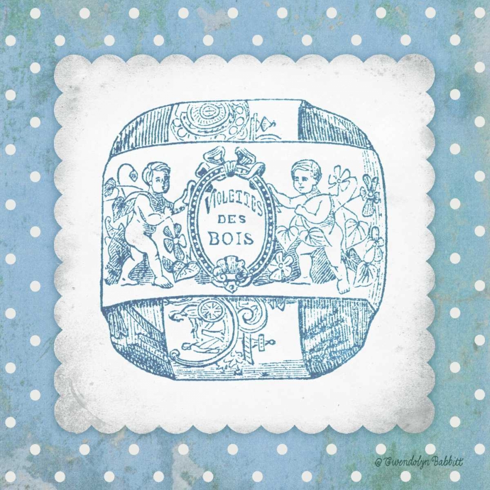 French Soap Blue I art print by Gwendolyn Babbitt for $57.95 CAD