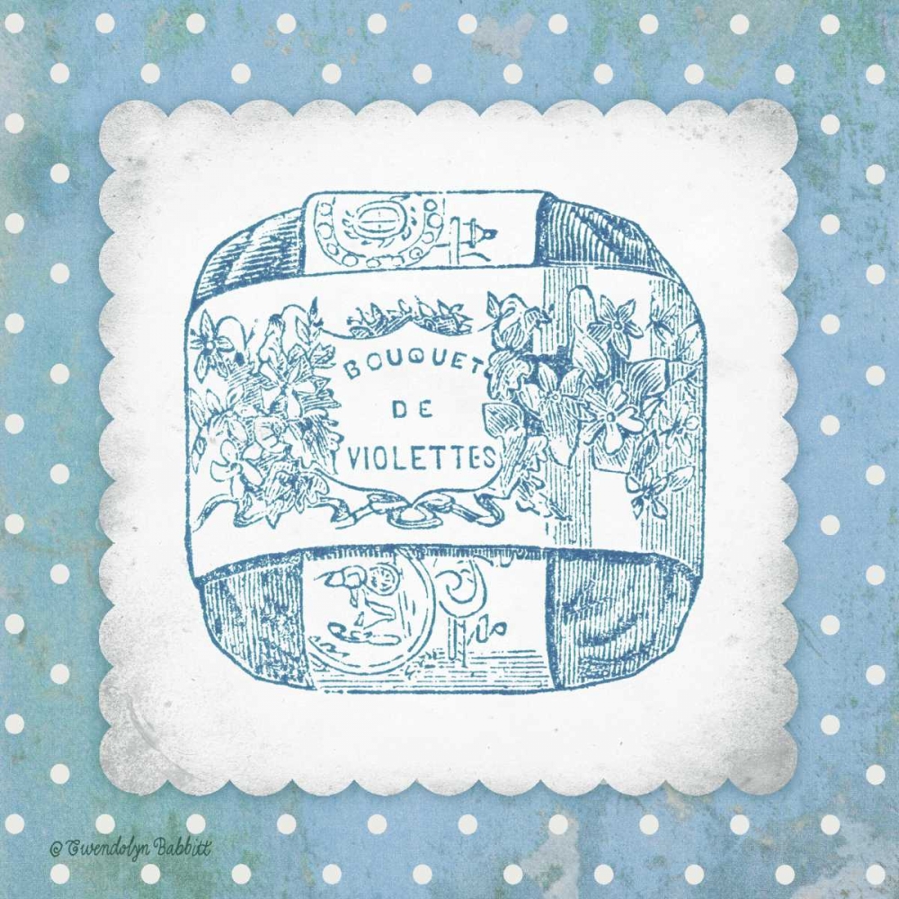 French Soap Blue II art print by Gwendolyn Babbitt for $57.95 CAD