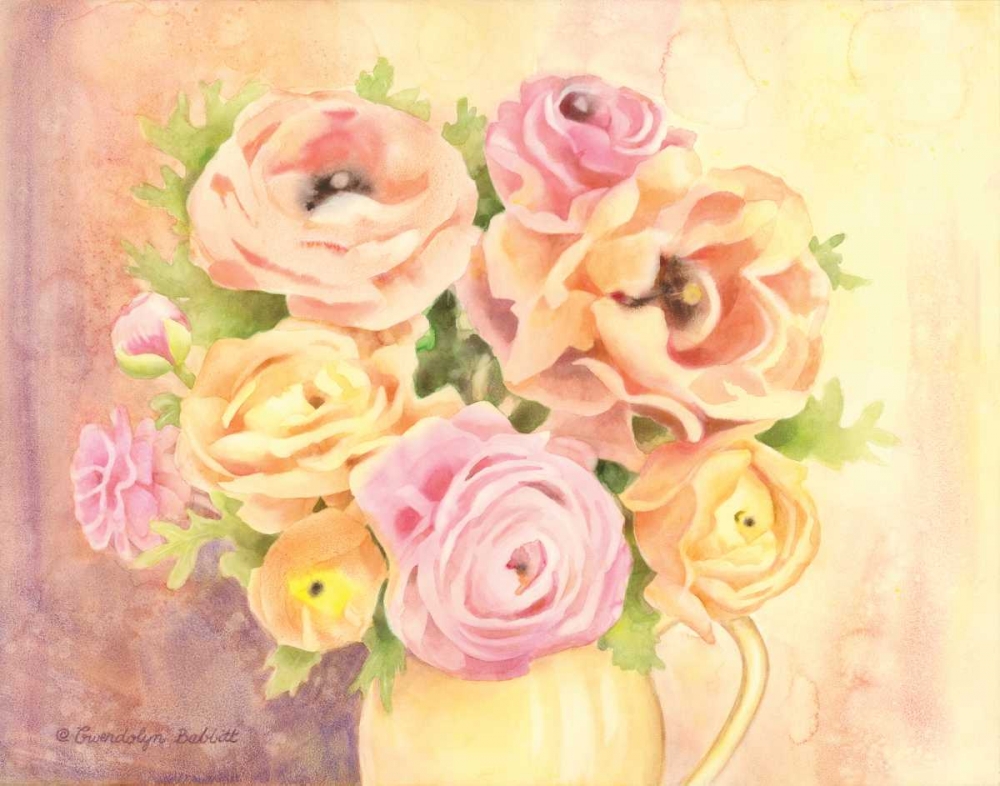 Rose Bouquet art print by Gwendolyn Babbitt for $57.95 CAD