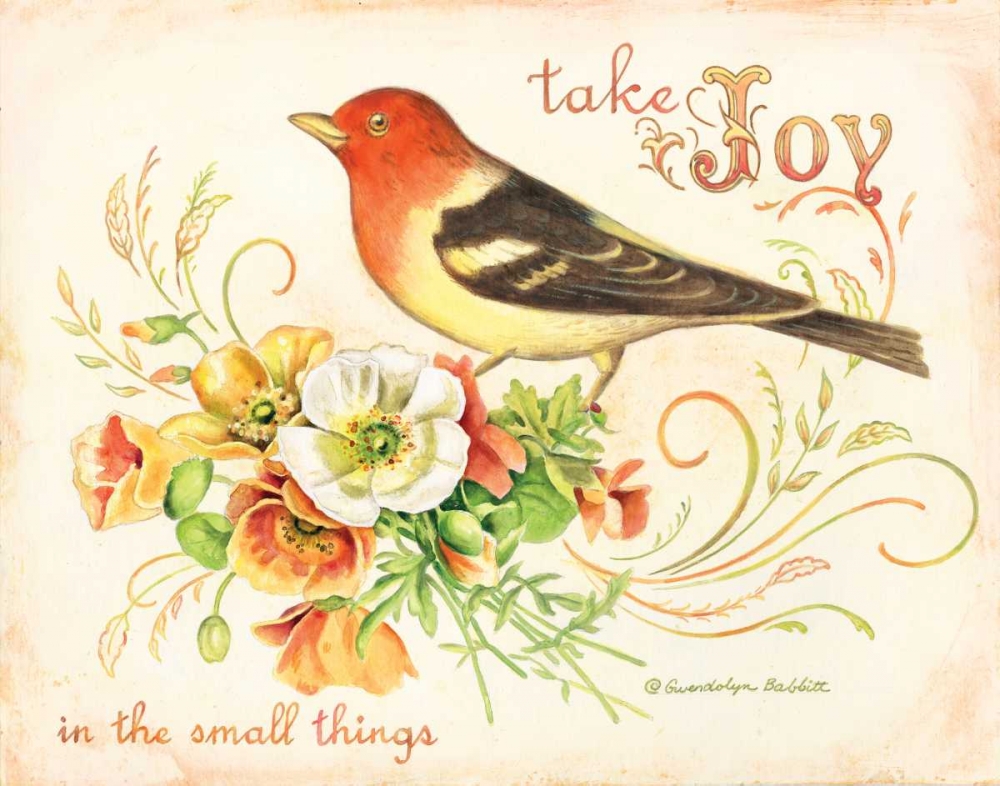 Bird Joy art print by Gwendolyn Babbitt for $57.95 CAD