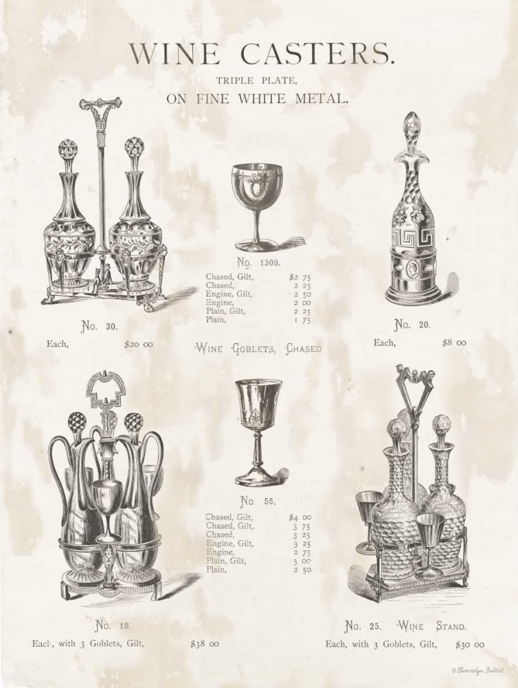 Wine Casters art print by Gwendolyn Babbitt for $57.95 CAD