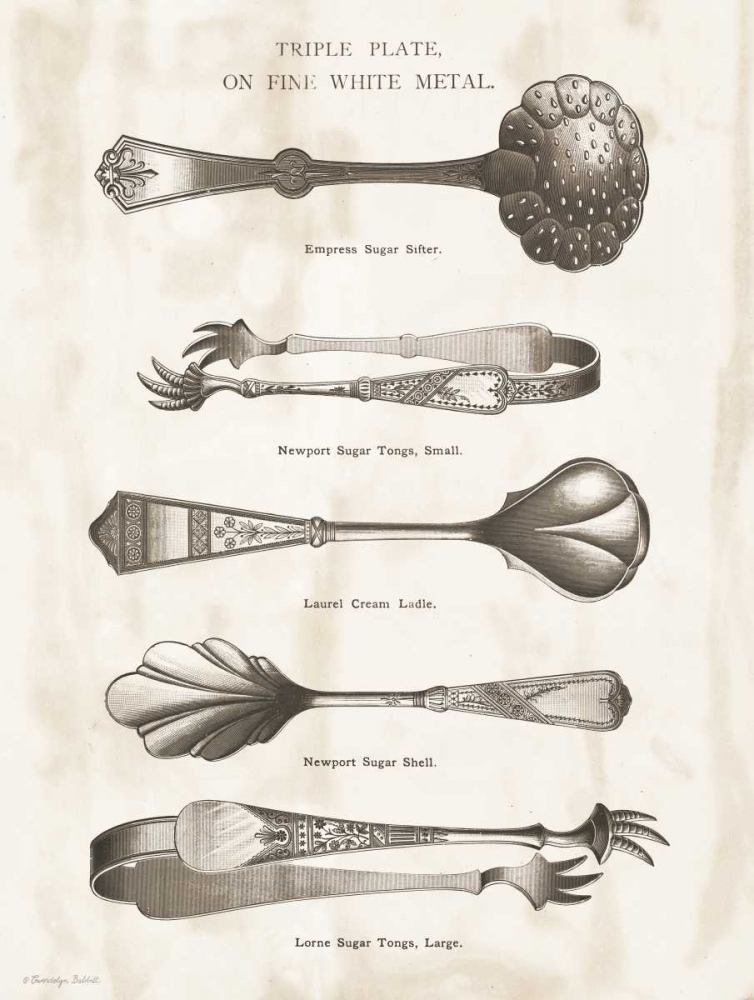 Serving Utensils I art print by Gwendolyn Babbitt for $57.95 CAD
