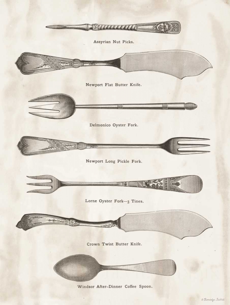 Serving Utensils II art print by Gwendolyn Babbitt for $57.95 CAD