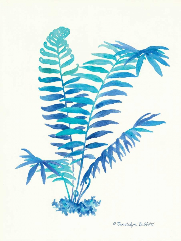Ombre Fern I art print by Gwendolyn Babbitt for $57.95 CAD