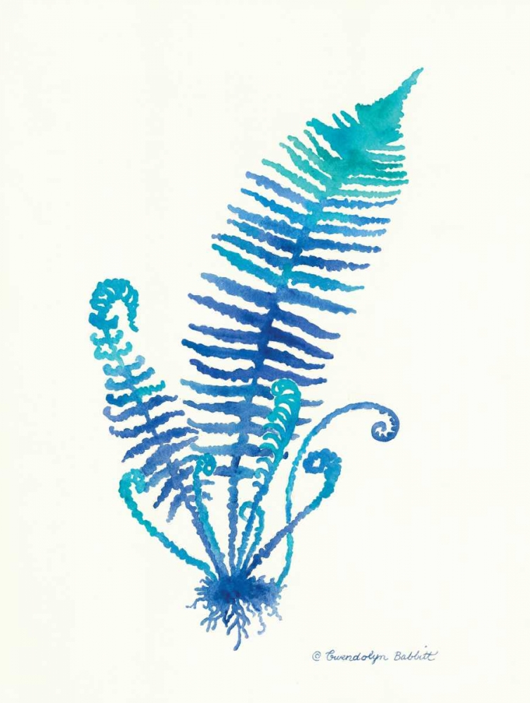 Ombre Fern II art print by Gwendolyn Babbitt for $57.95 CAD
