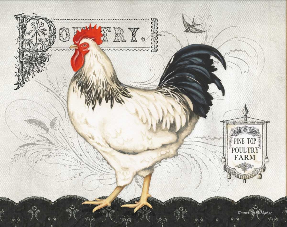 Poultry Farm I art print by Gwendolyn Babbitt for $57.95 CAD
