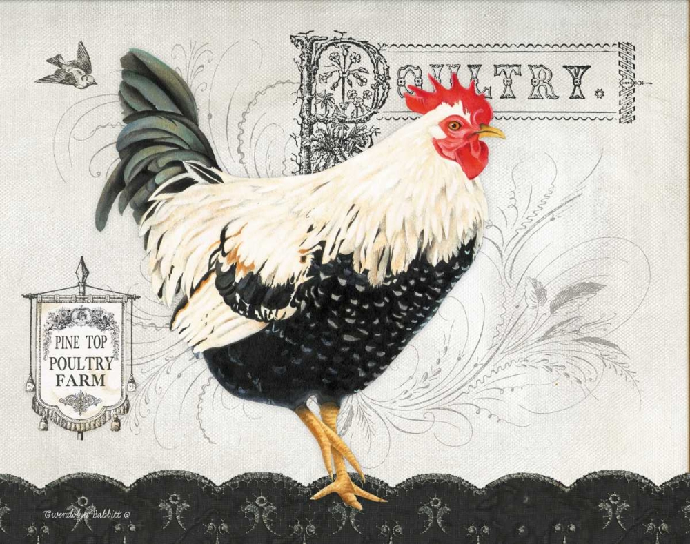 Poultry Farm II art print by Gwendolyn Babbitt for $57.95 CAD