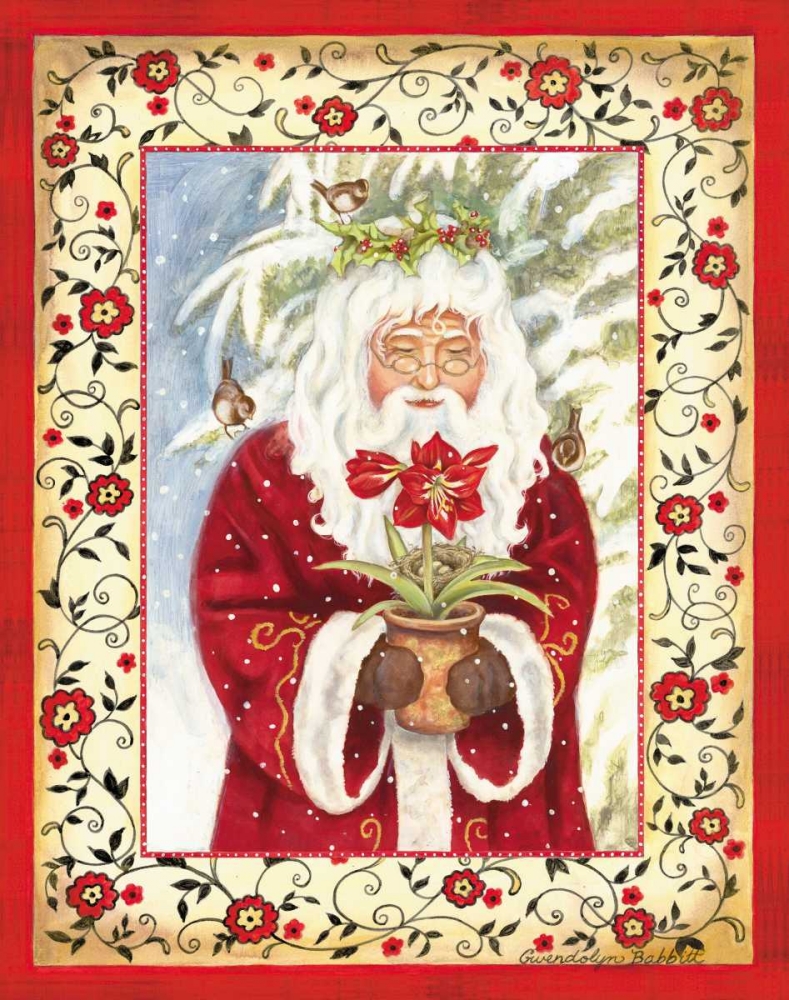 Father Christmas art print by Gwendolyn Babbitt for $57.95 CAD