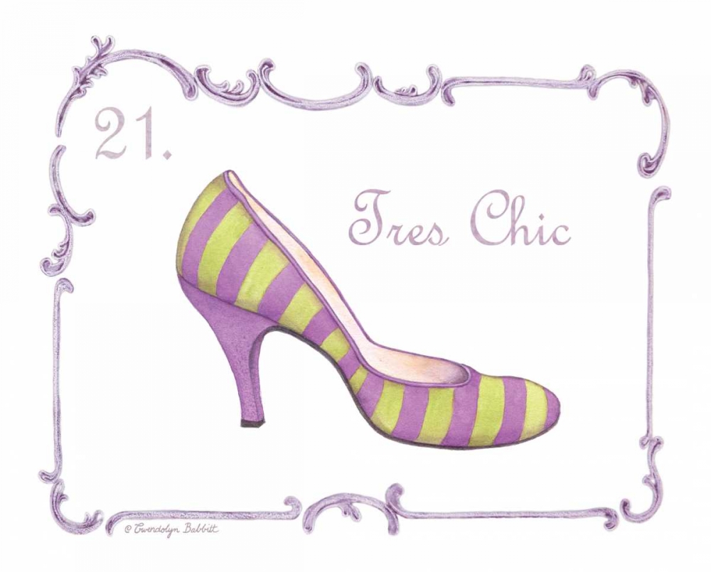 French Fashion I art print by Gwendolyn Babbitt for $57.95 CAD