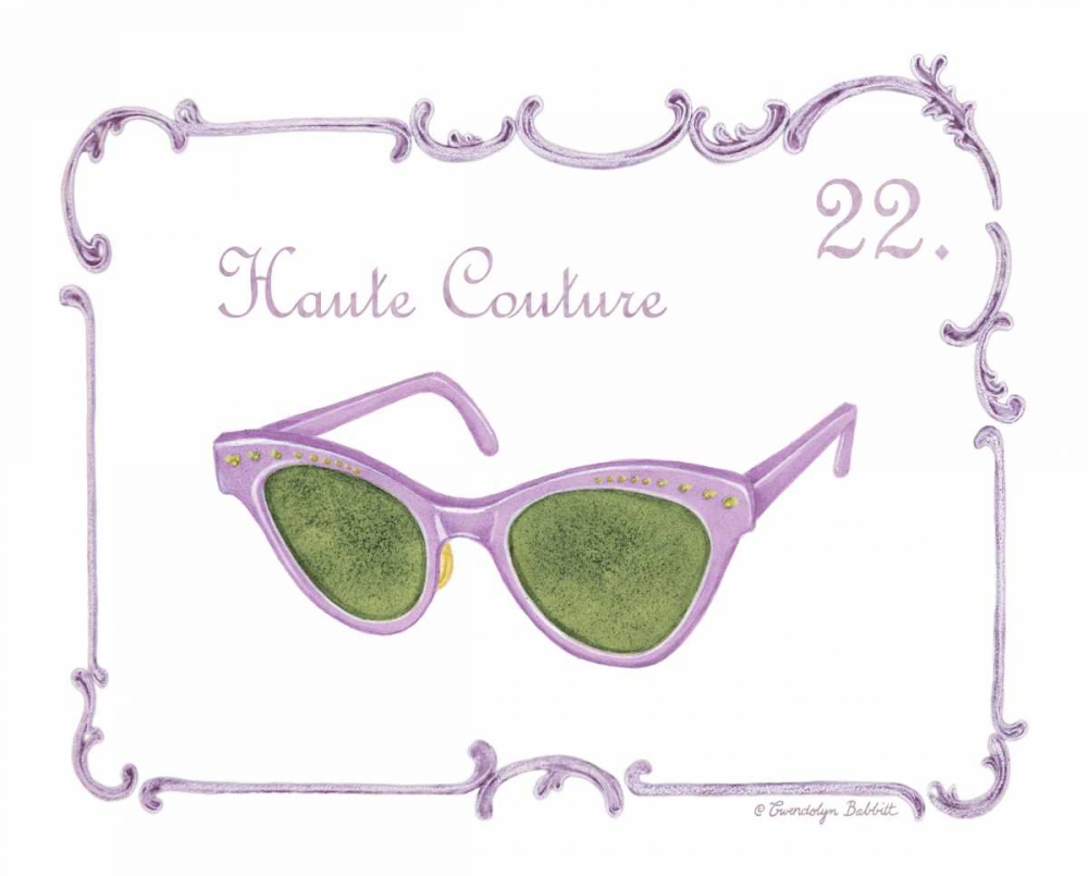 French Fashion II art print by Gwendolyn Babbitt for $57.95 CAD