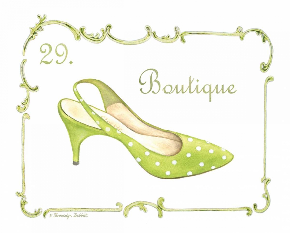 French Fashion III art print by Gwendolyn Babbitt for $57.95 CAD