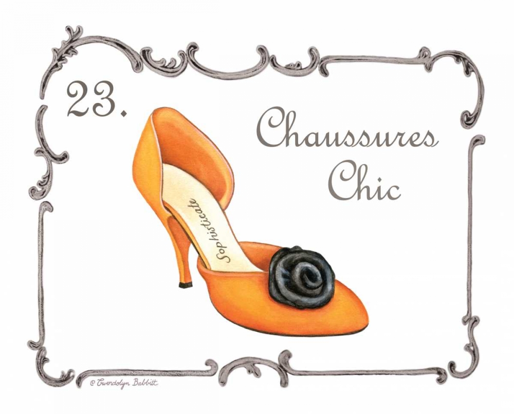 French Fashion V art print by Gwendolyn Babbitt for $57.95 CAD