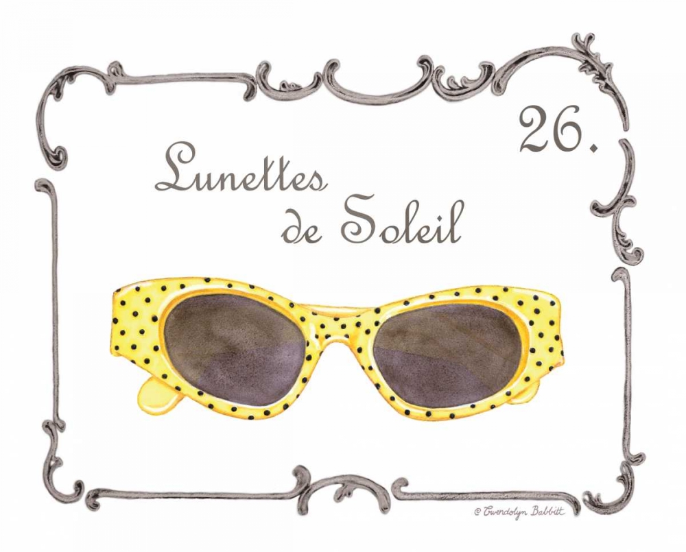 French Fashion VIII art print by Gwendolyn Babbitt for $57.95 CAD