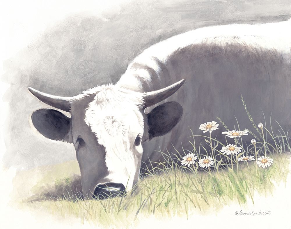 Sweet Bull art print by Gwendolyn Babbitt for $57.95 CAD