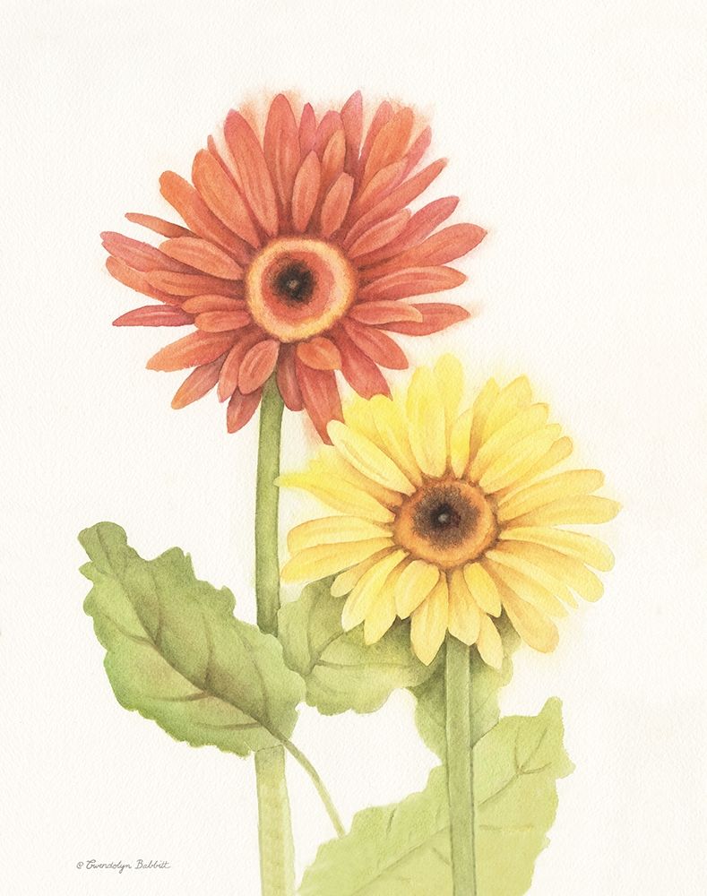 Happy Flowers I art print by Gwendolyn Babbitt for $57.95 CAD