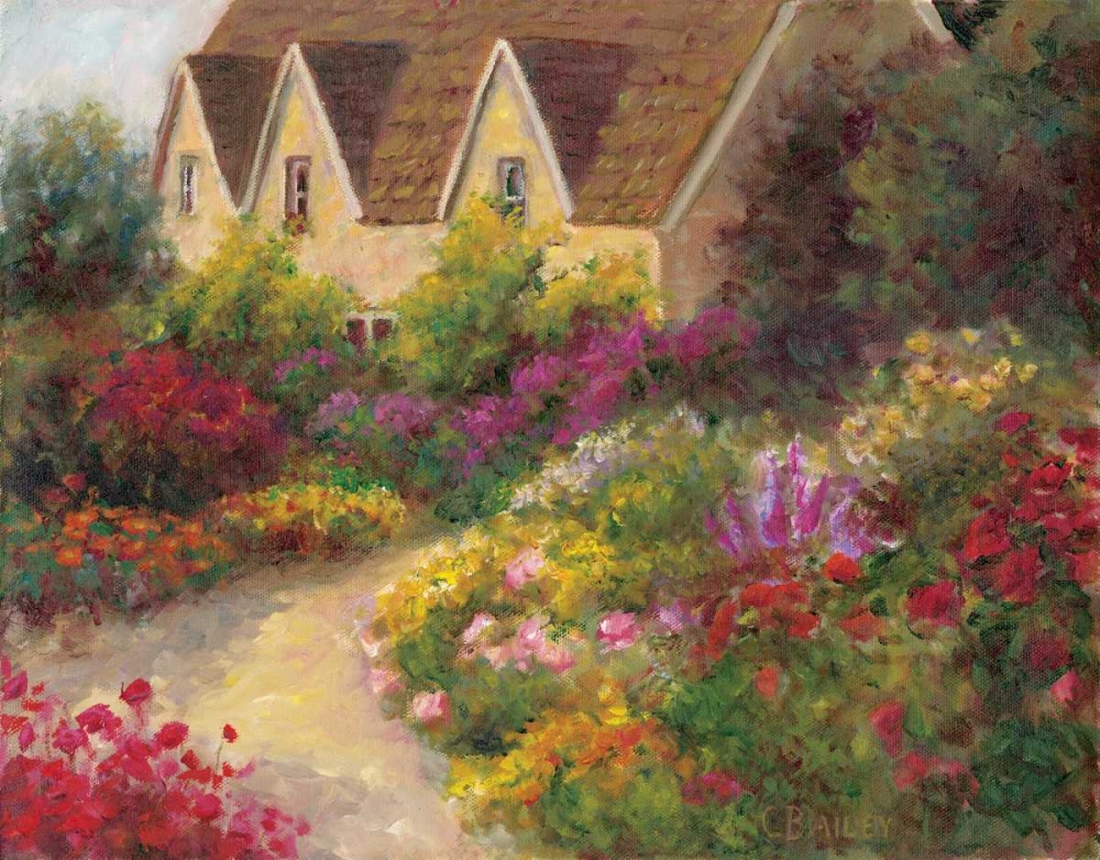 English Garden art print by Carol Bailey for $57.95 CAD