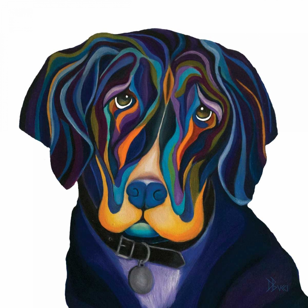 Black Lab art print by Debra Bucci for $57.95 CAD