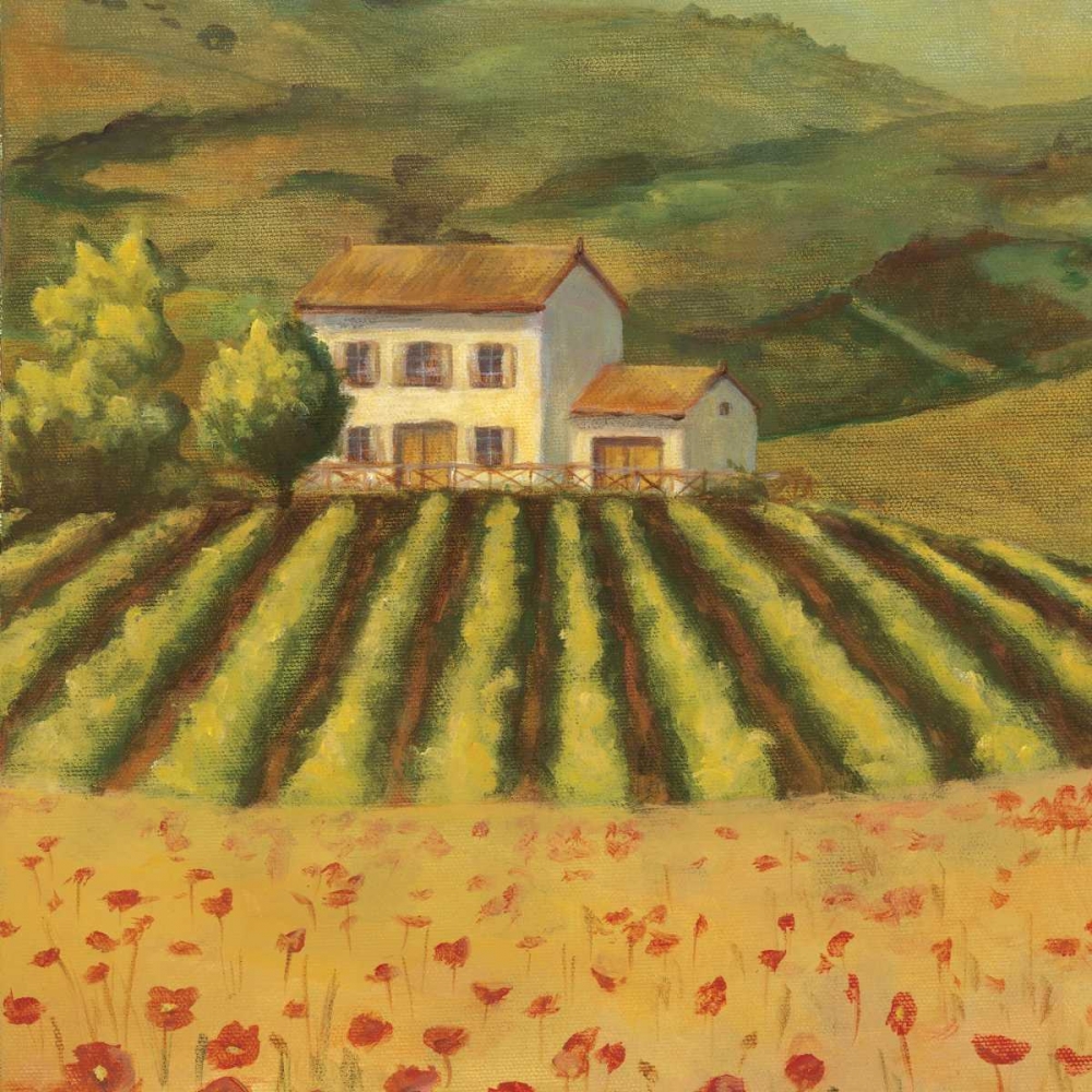 Tuscan Landscape I art print by Ella Belamar for $57.95 CAD
