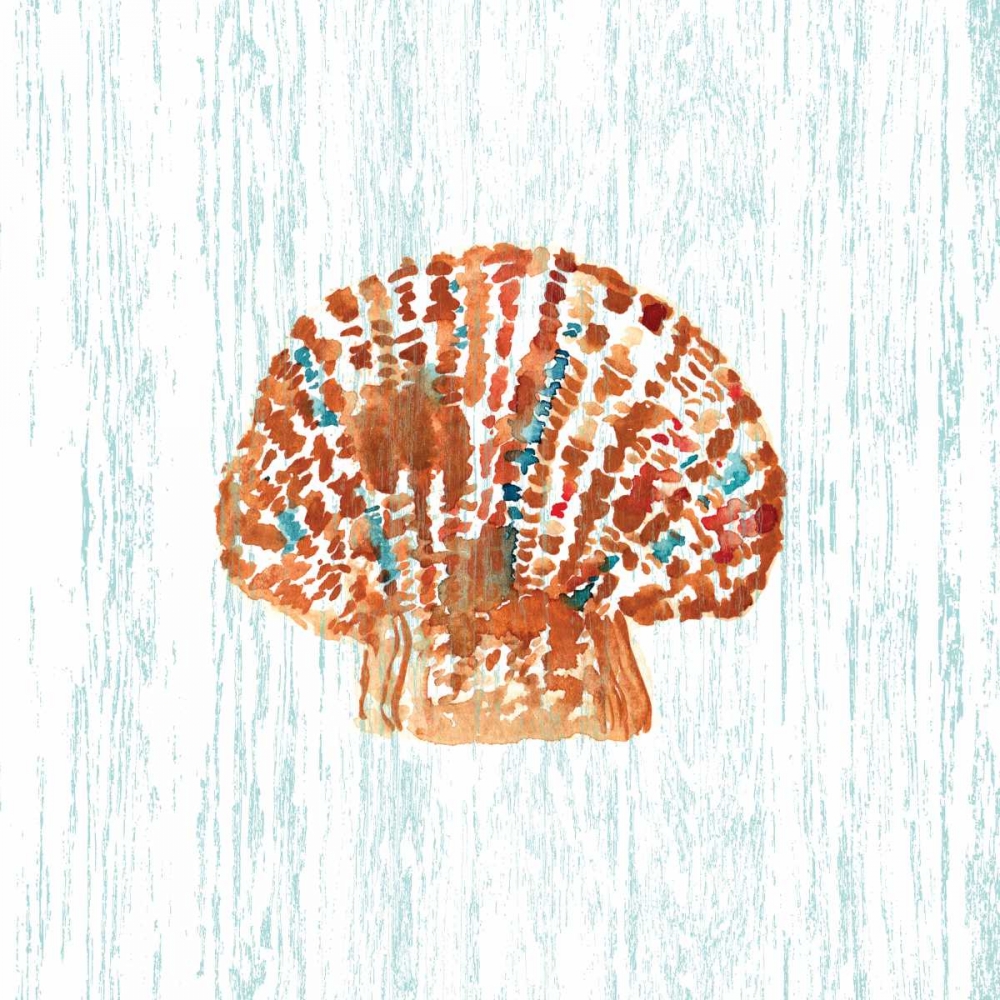 Beachcomber On Blue II art print by Sara Berrenson for $57.95 CAD