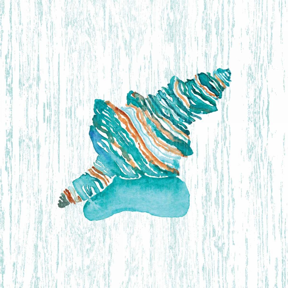 Beachcomber On Blue III art print by Sara Berrenson for $57.95 CAD