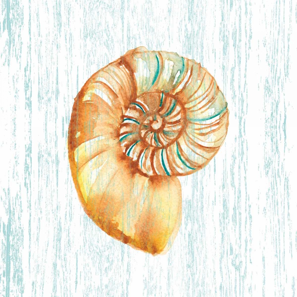 Beachcomber On Blue IV art print by Sara Berrenson for $57.95 CAD