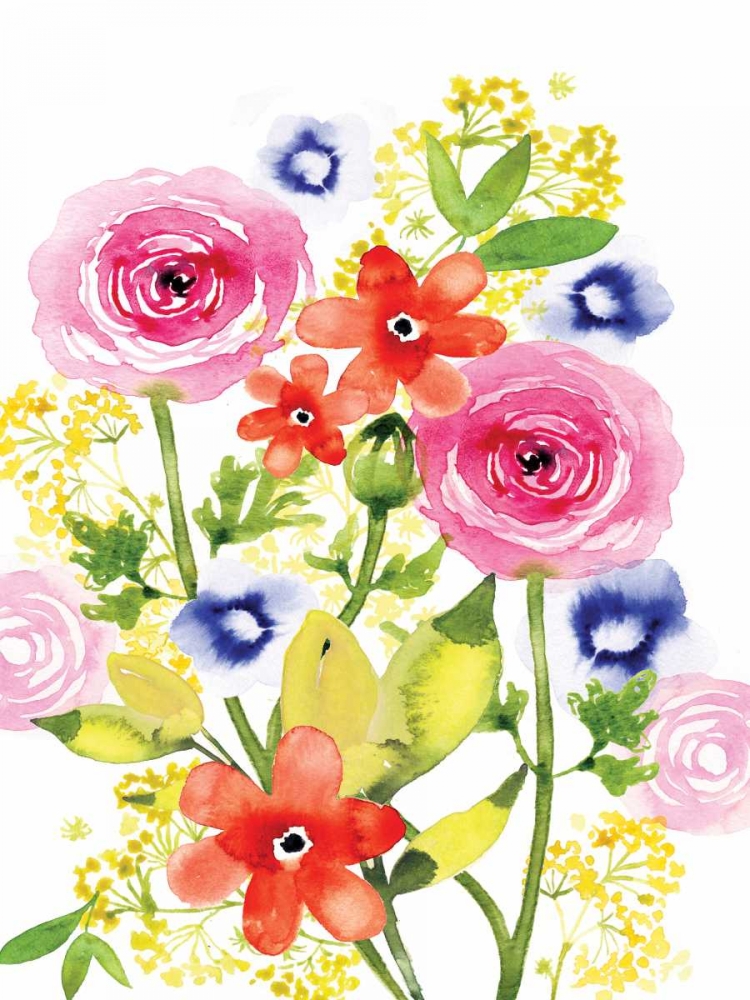Rose Rhapsody I art print by Sara Berrenson for $57.95 CAD
